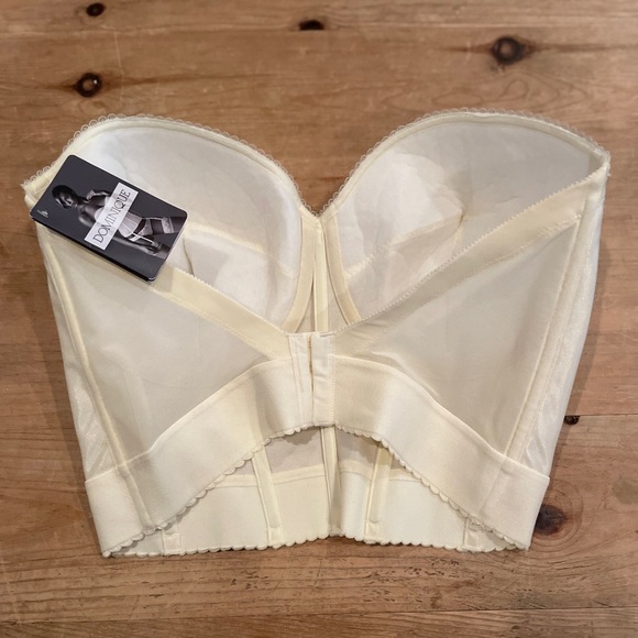 NWT Dominique Noemi Backless Balconet Bridal Formal Wedding Bra 38DD Ivory - Picture 7 of 7